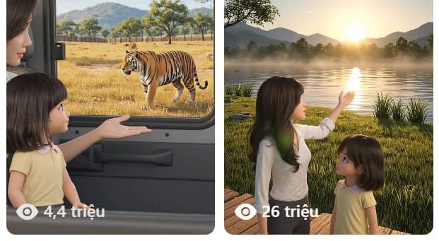 Kênh học viên 1 — video AI triệu view