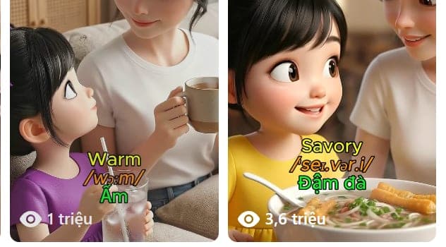 Kênh học viên 4 — video AI triệu view